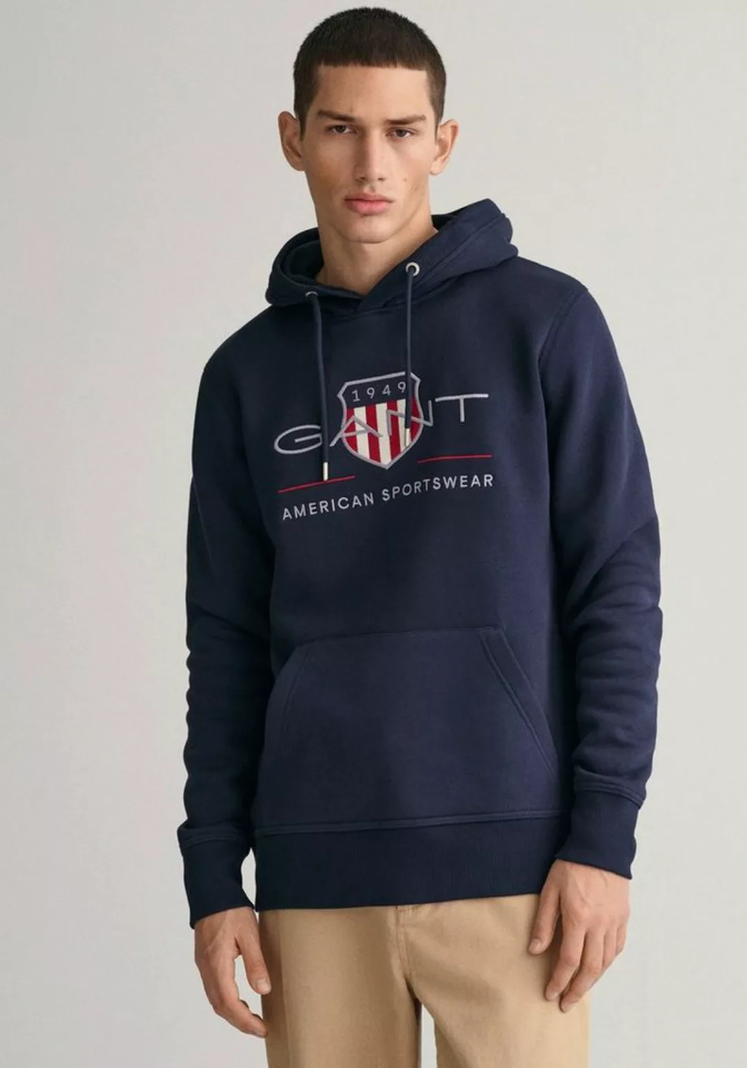 Gant Hoodie REG ARCHIVE SHIELD HOODIE mit modischer Logostickerei auf der B günstig online kaufen