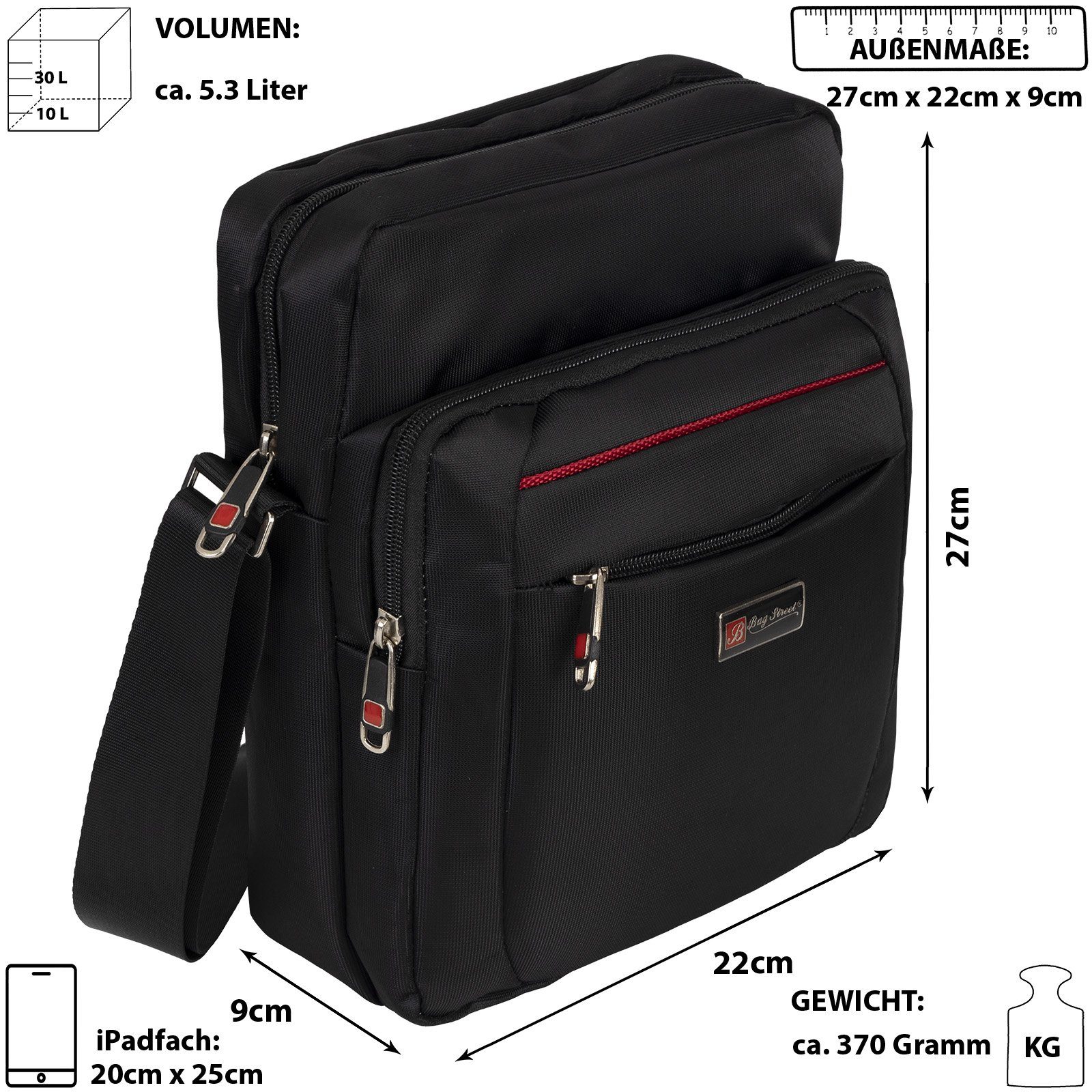BAG STREET Umhängetasche Bag Street Herrentasche günstig online kaufen
