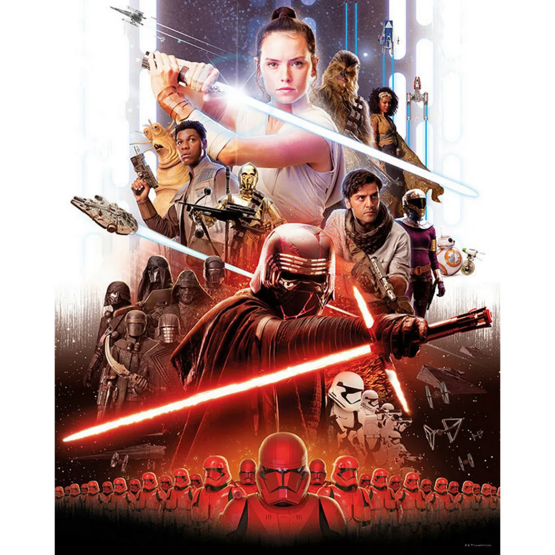 Komar Poster Star Wars Movie Poster Rey Star Wars B/L: ca. 40x50 cm günstig online kaufen