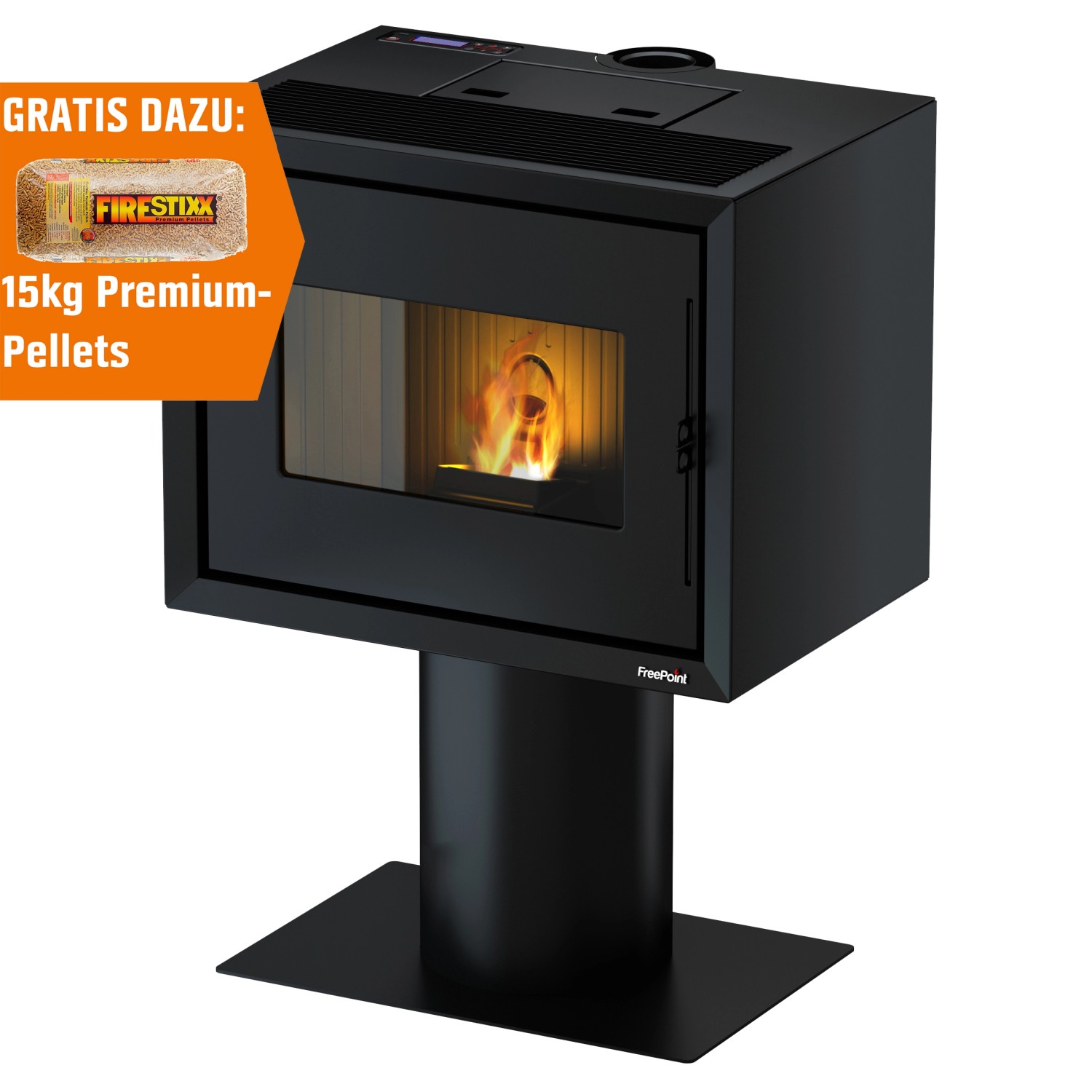 FreePoint Pelletofen Modo Stand, 2,7-9,3 kW EEK: A+ günstig online kaufen