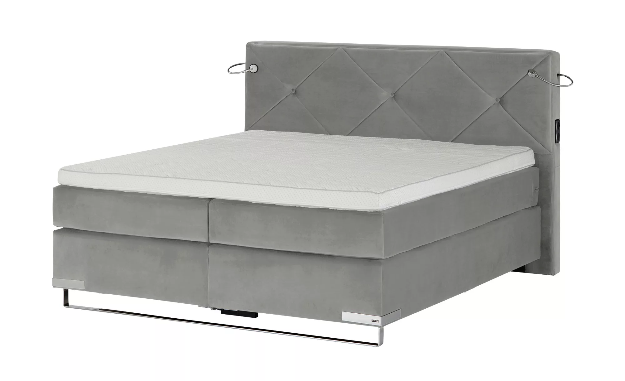 Musterring Boxspringbett Premiumversion Dubai ¦ grau ¦ Maße (cm): B: 197 H: günstig online kaufen