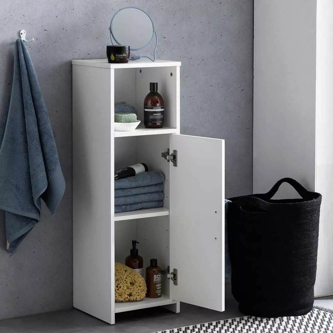 Badezimmer Unterschrank in Weiß 30 cm breit günstig online kaufen