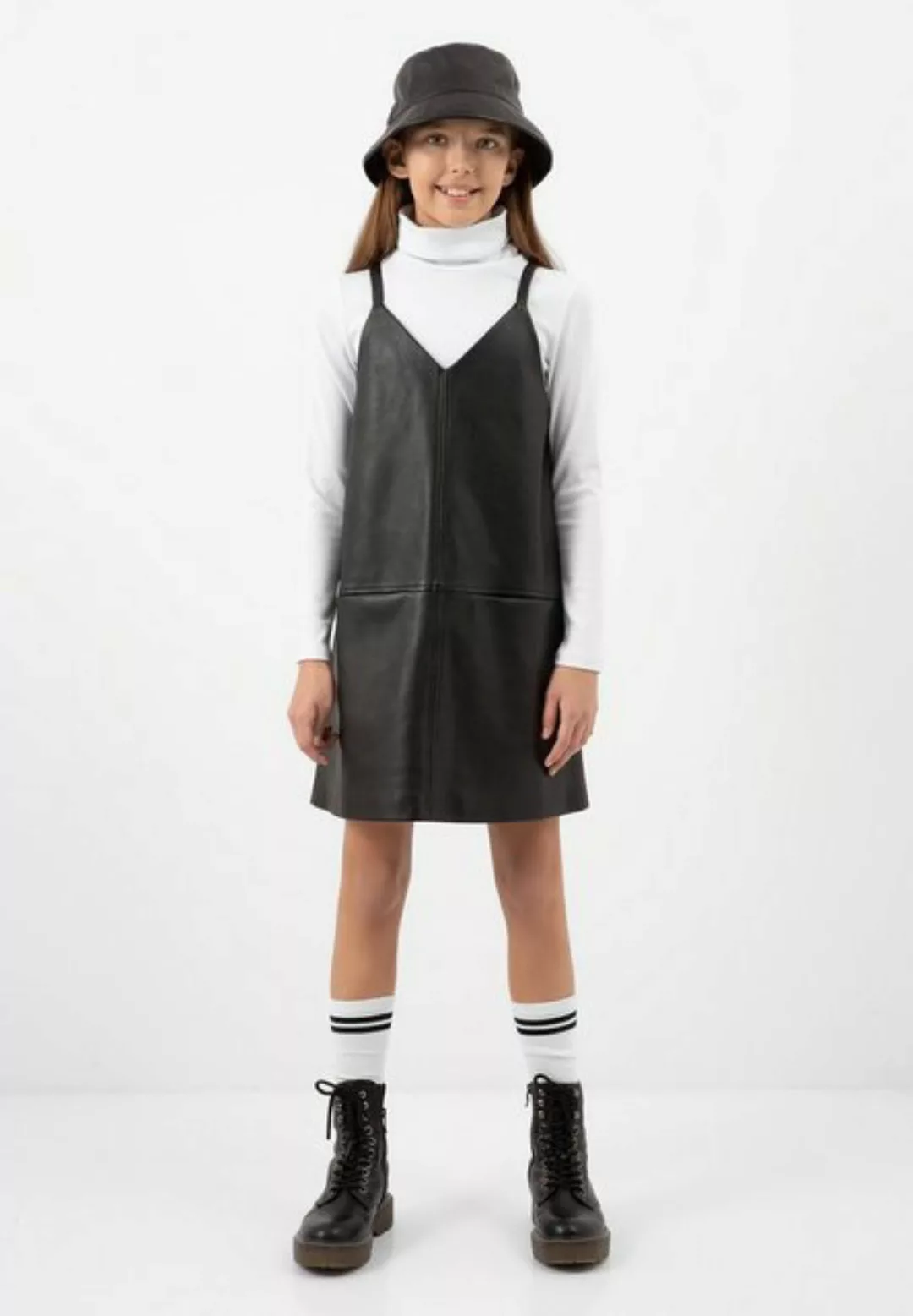 Gulliver Jerseykleid aus weichem Kunstleder günstig online kaufen