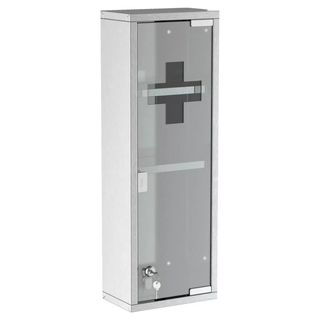 kleankin Medizinschrank silber Polypropylen B/H/L: ca. 12x20x58 cm günstig online kaufen