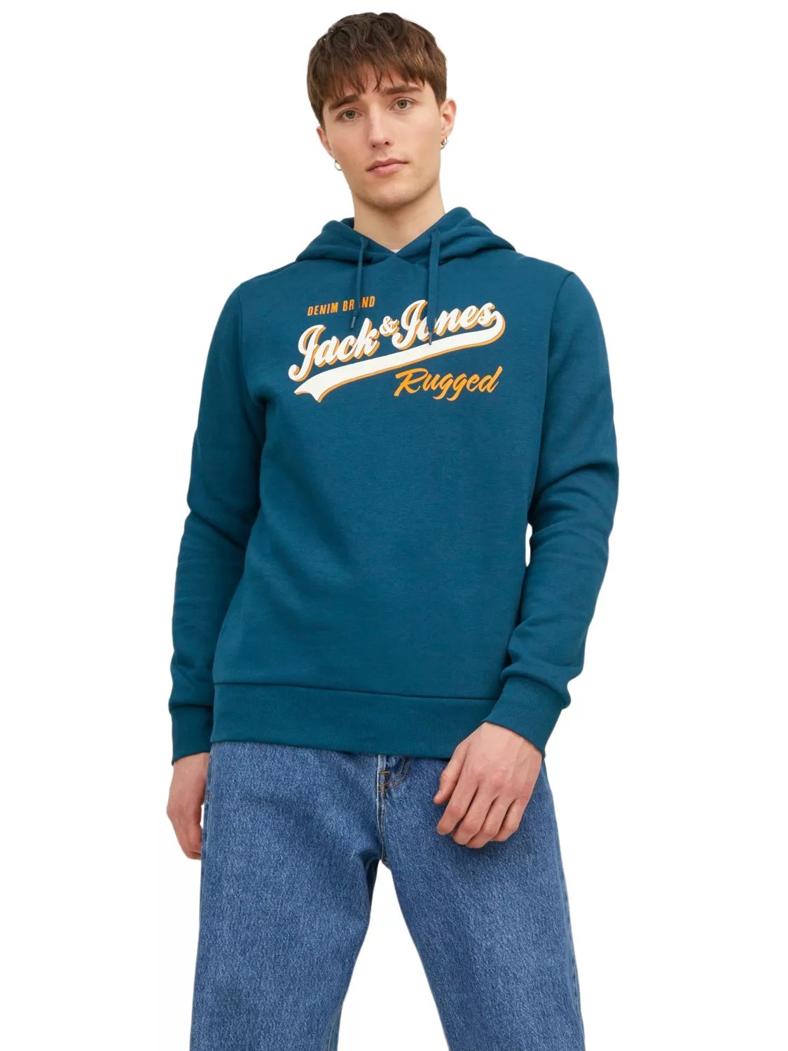 Jack & Jones Herren Hoodie Kapuzenpullover JJELOGO - Regular Fit günstig online kaufen