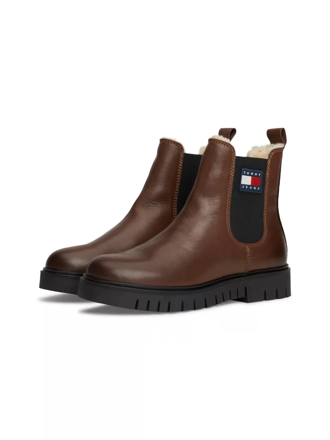 Tommy Jeans Winterboots "TJW CHELSEA BOOT WL", Blockabsatz, Plateau, Chelse günstig online kaufen