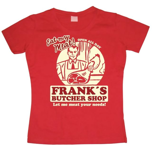 Hybris T-Shirt Frank's Butcher Shop Girly T-Shirt günstig online kaufen