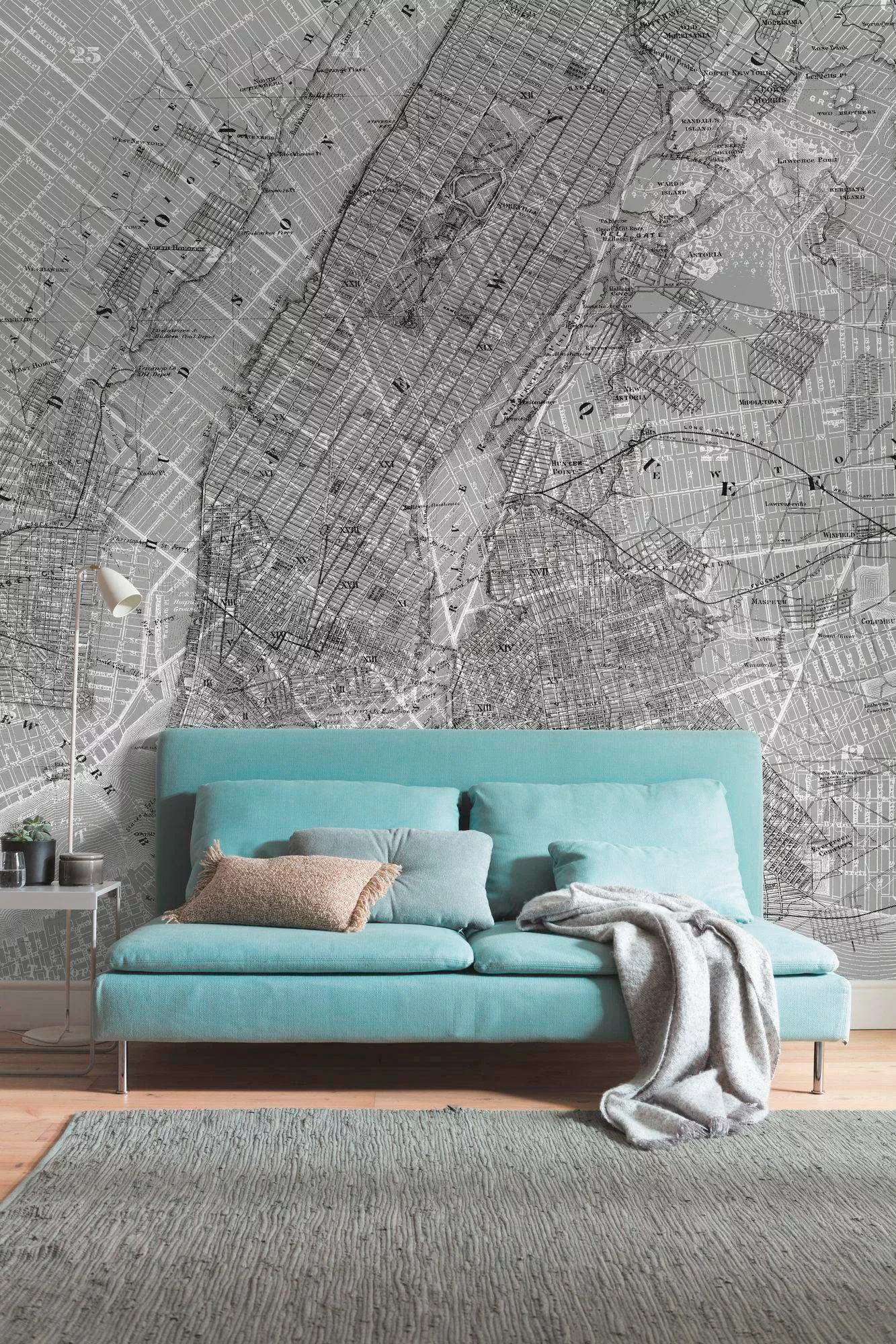 Komar Vliestapete »NYC Map«, 200x250 cm (Breite x Höhe), Vliestapete, 100 c günstig online kaufen