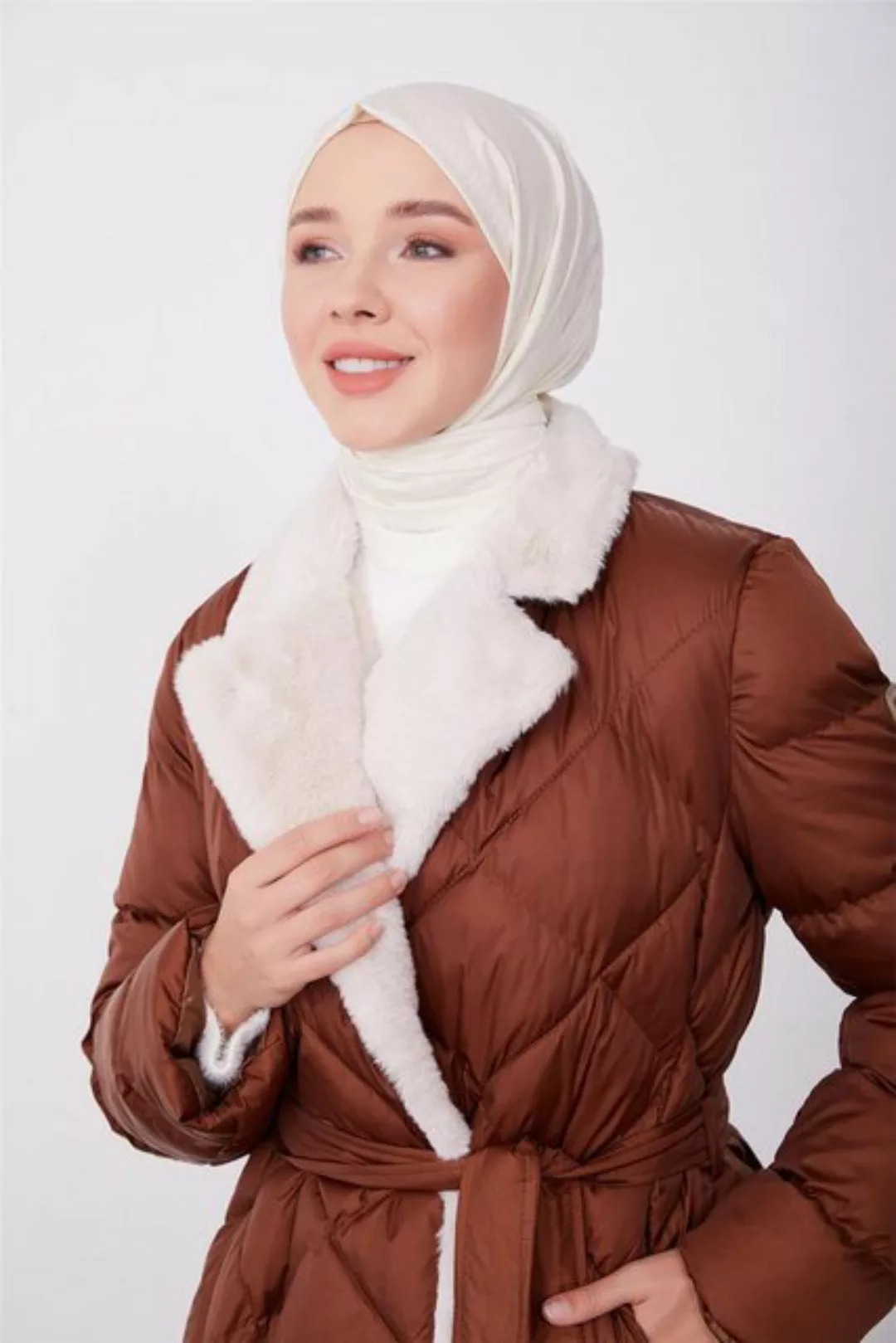 ARMİNE Steppmantel Armine Steppjacke Damen, Warm Mantel Damen Lang, Winterj günstig online kaufen