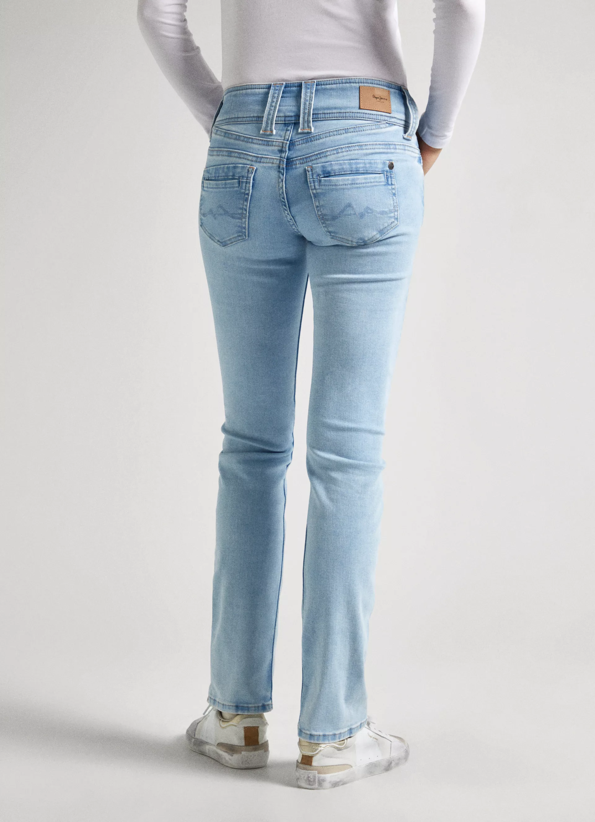 Pepe Jeans Slim-fit-Jeans mit 2-Knopf-Verschluß günstig online kaufen