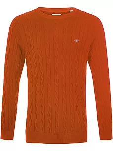 Rundhals-Pullover GANT orange günstig online kaufen