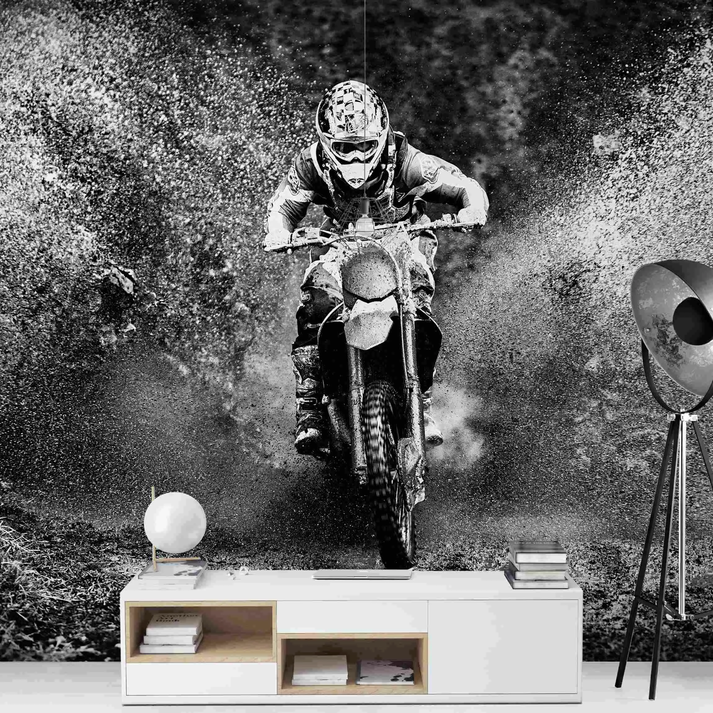 Fototapete Motocross im Schlamm günstig online kaufen