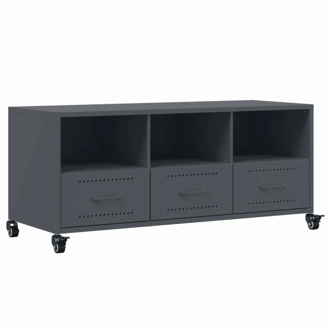 vidaXL TV-Schrank TV-Schrank Anthrazit 100,5x39x43,5 cm günstig online kaufen