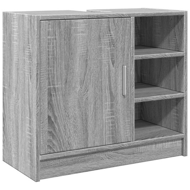 vidaXL Schrankmodule Waschbeckenunterschrank Grau Sonoma 63x29x55 cm Holzwe günstig online kaufen