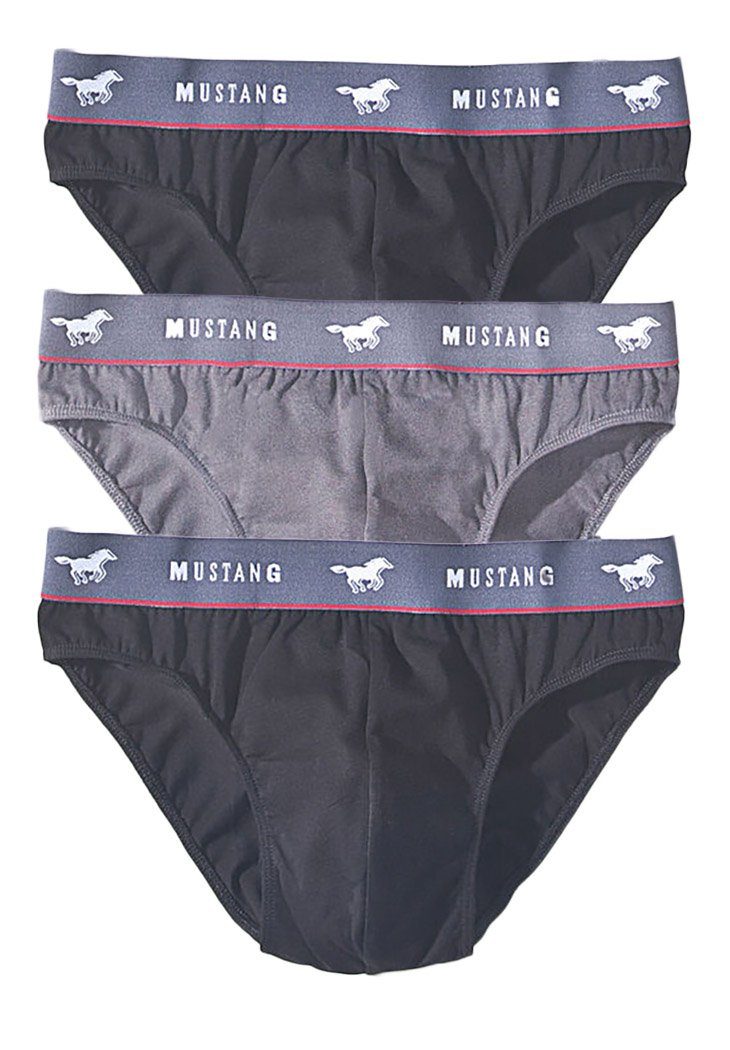 MUSTANG Boxershorts Herren SLIP EMILIO (3-St) günstig online kaufen