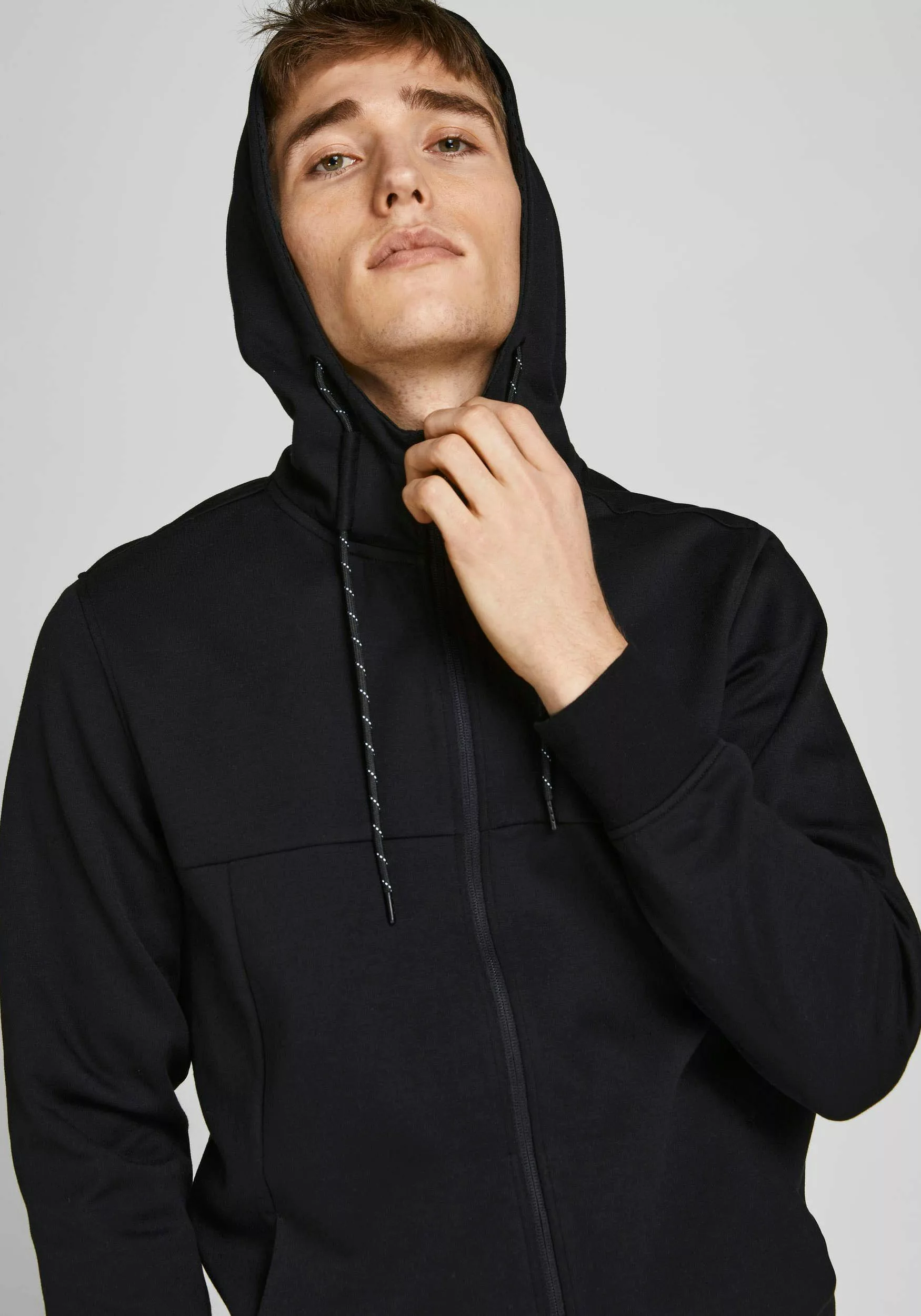 Jack & Jones Herren Zip Hoodie Kapuzenpullover JCOAIR SWEAT ZIP - Regular F günstig online kaufen