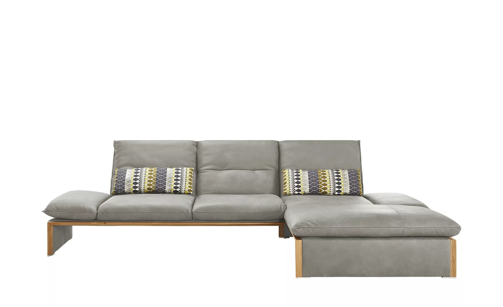 KOINOR Leder-Ecksofa  Humfrey ¦ grau ¦ Maße (cm): B: 314 H: 93 T: 159 Polst günstig online kaufen