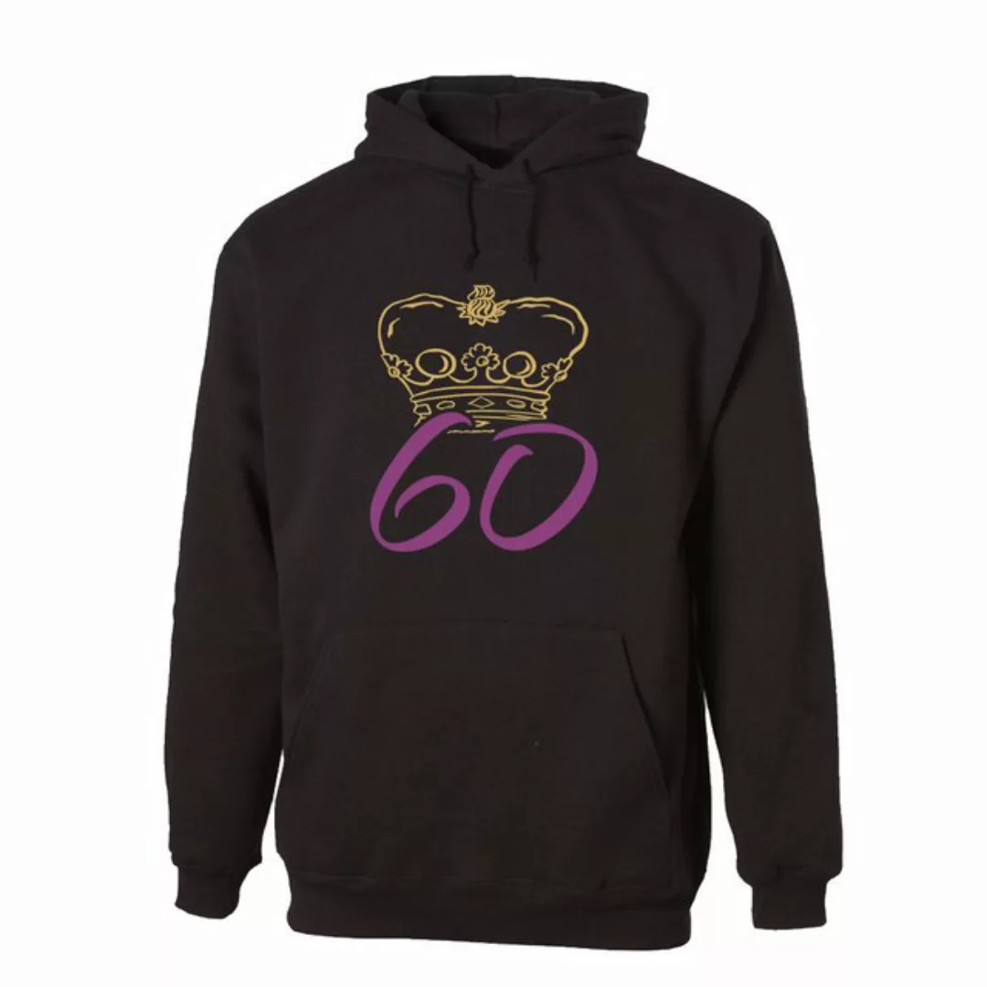 G-graphics Hoodie 60 mit Krone zum 60ten Geburtstag mit trendigem Frontprin günstig online kaufen