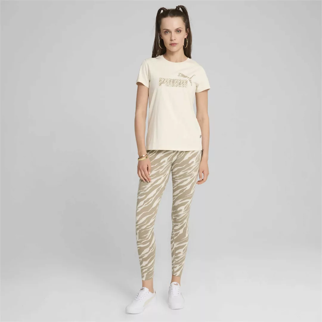 PUMA T-Shirt "ESS+ ANIMAL T-Shirt Damen" günstig online kaufen