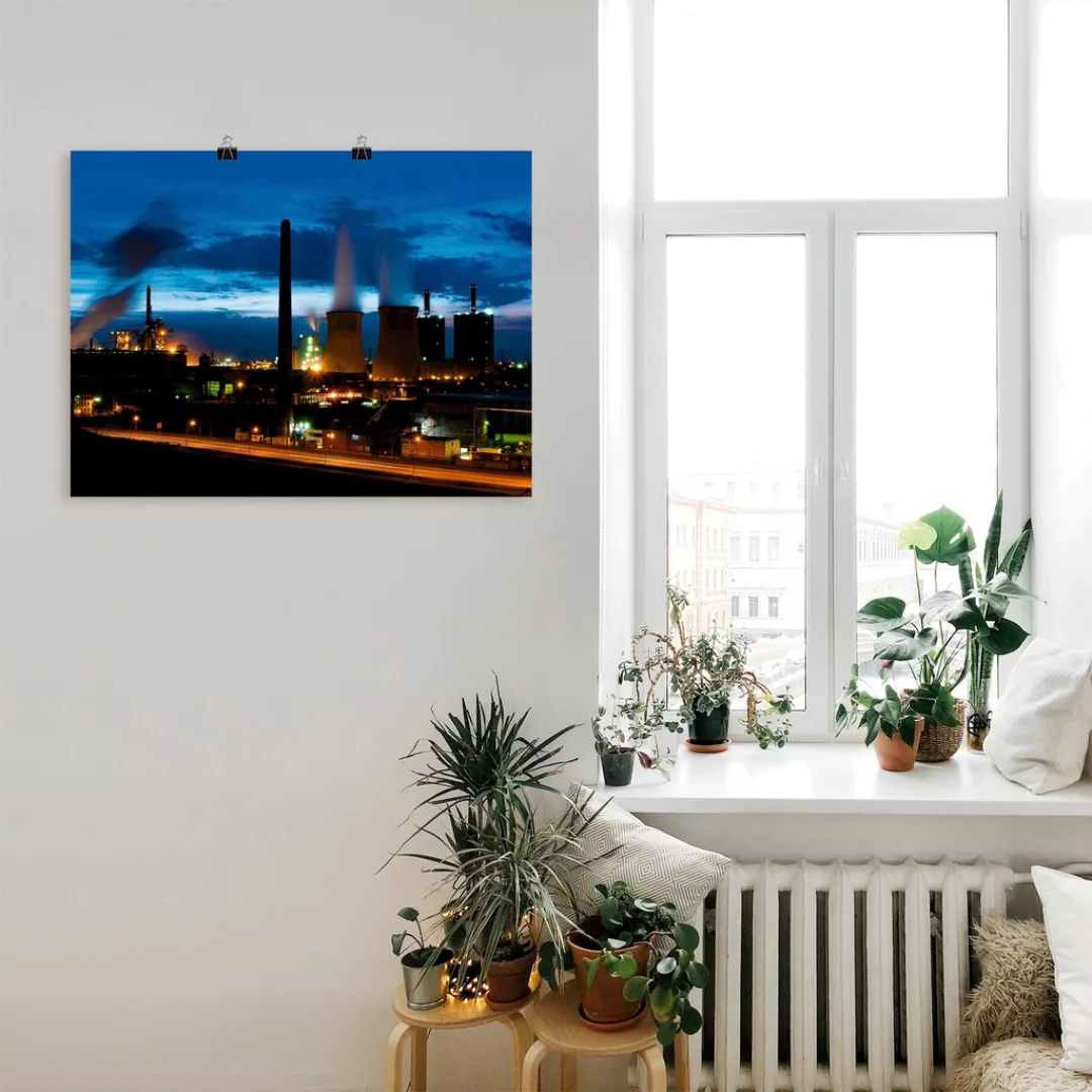 Artland Wandbild "Duisburg- Dehoga blaue Stunde", Deutschland, (1 St.), als günstig online kaufen