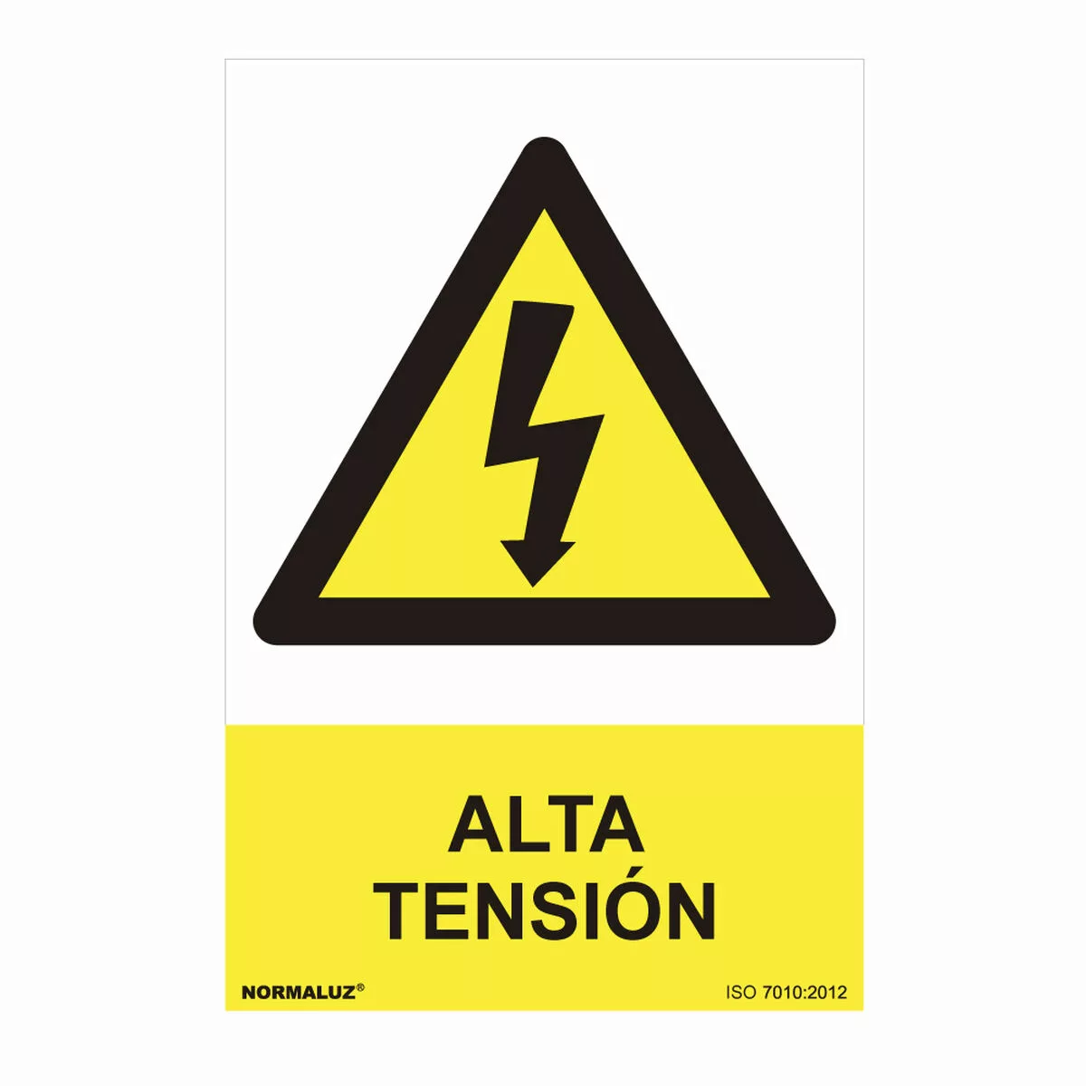 Schild Normaluz Alta Tensión Pvc (30 X 40 Cm) günstig online kaufen
