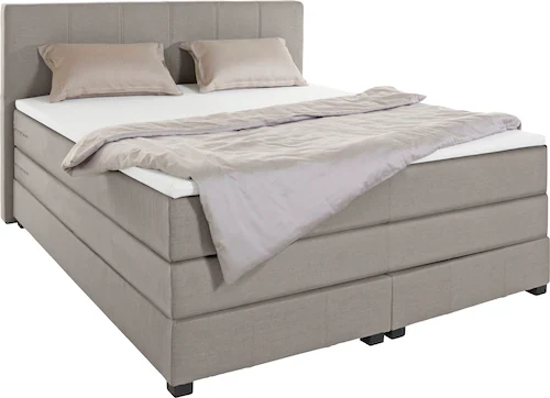 OTTO products Boxspringbett "Peetu", Taschenfederkern-Matratze, in 4 Breite günstig online kaufen