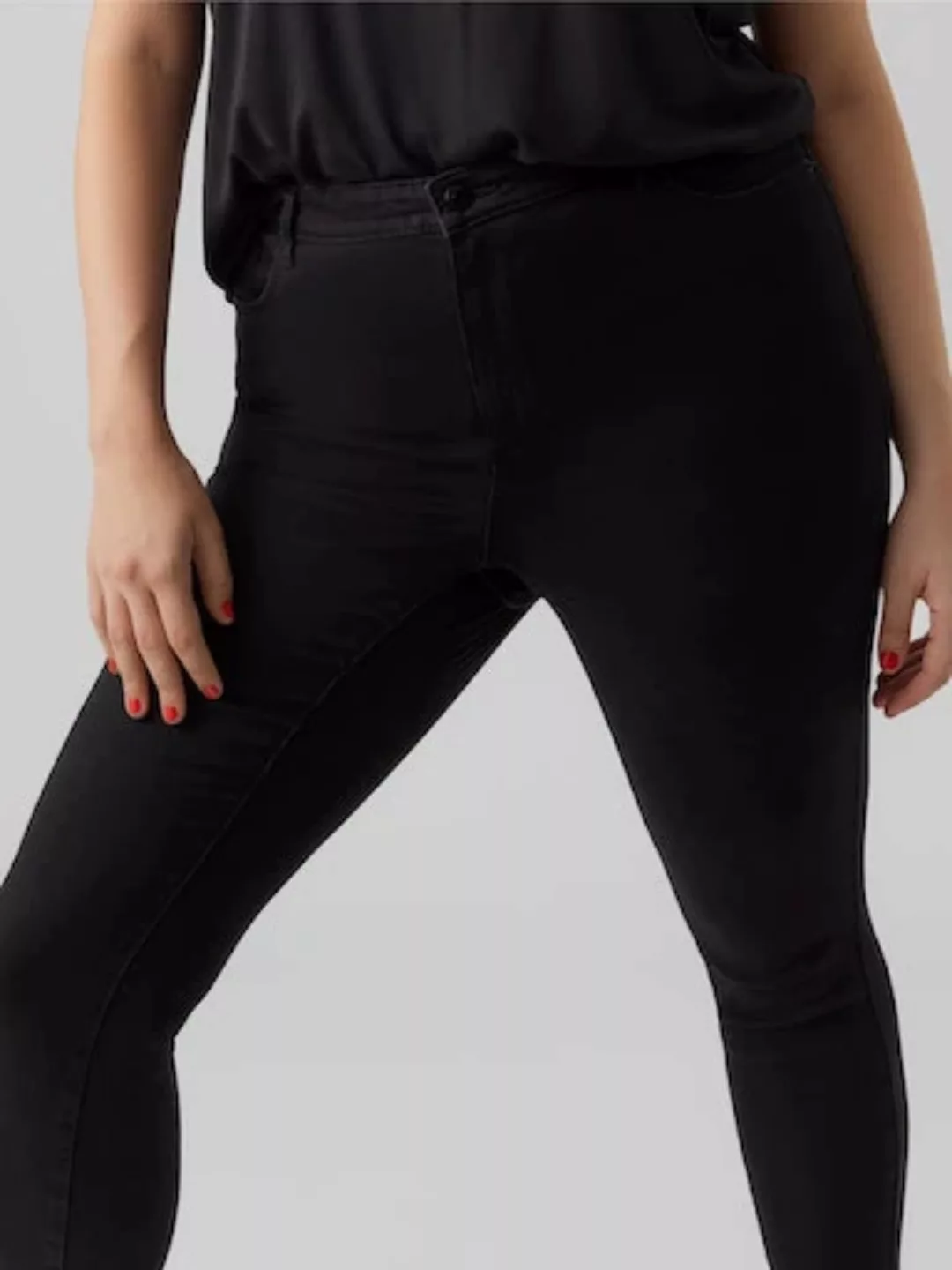 Vero Moda Curve Slim-fit-Jeans VMPHIA HR SK SOFT VI110 GA CUR NOOS günstig online kaufen