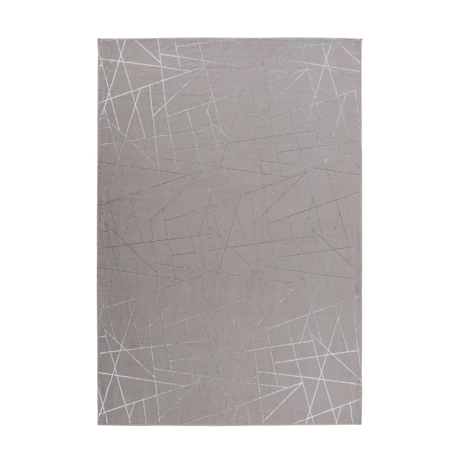 MeGusta Kurzflor Teppich Taupe Silber Modern  160 x 230 cm günstig online kaufen
