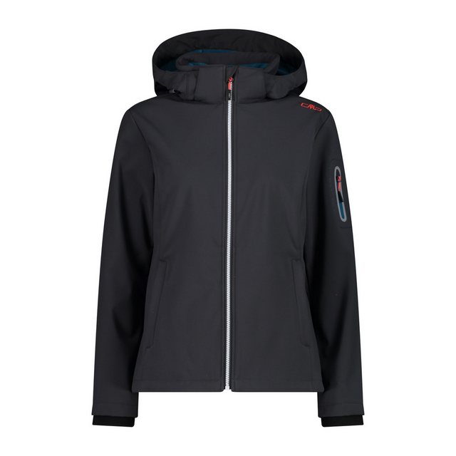 CMP Softshelljacke "WOMAN JACKET ZIP HOOD", (1 St.), Wärmend & wind- & wass günstig online kaufen