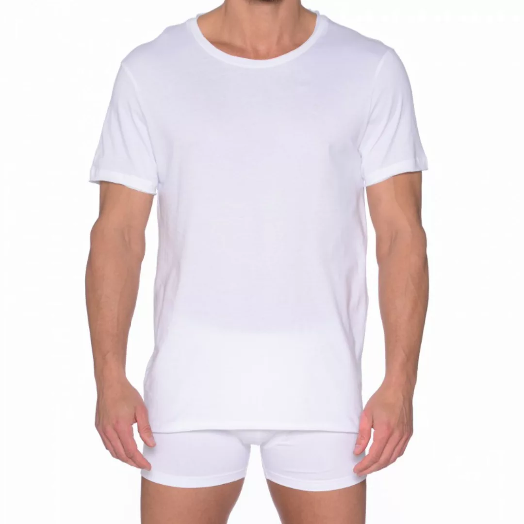 Bread & Boxers Crew Neck T-Shirt Weiß günstig online kaufen