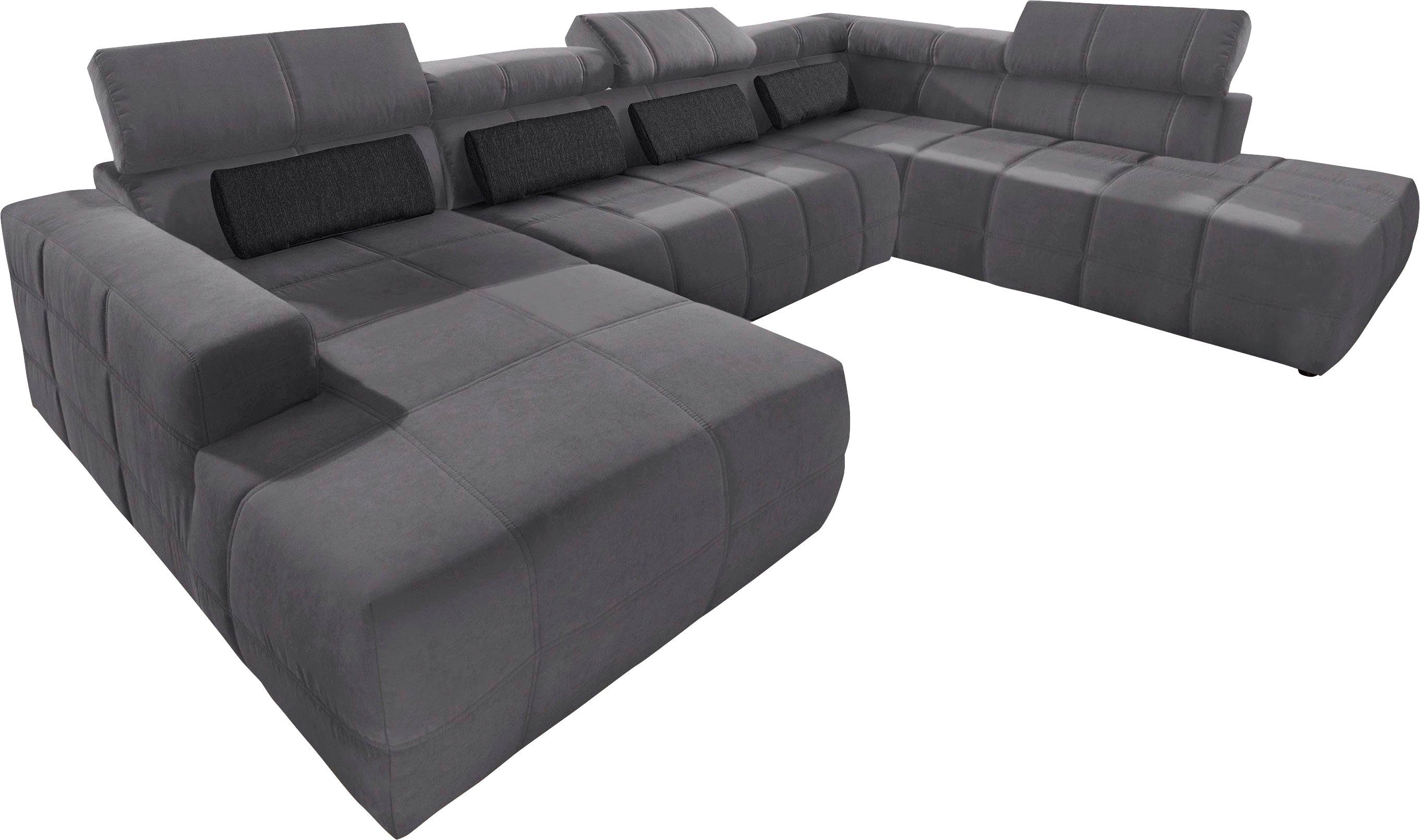 DOMO collection Wohnlandschaft "Brandon, belastbar bis 140kg/ Sitz, B/T: 35 günstig online kaufen