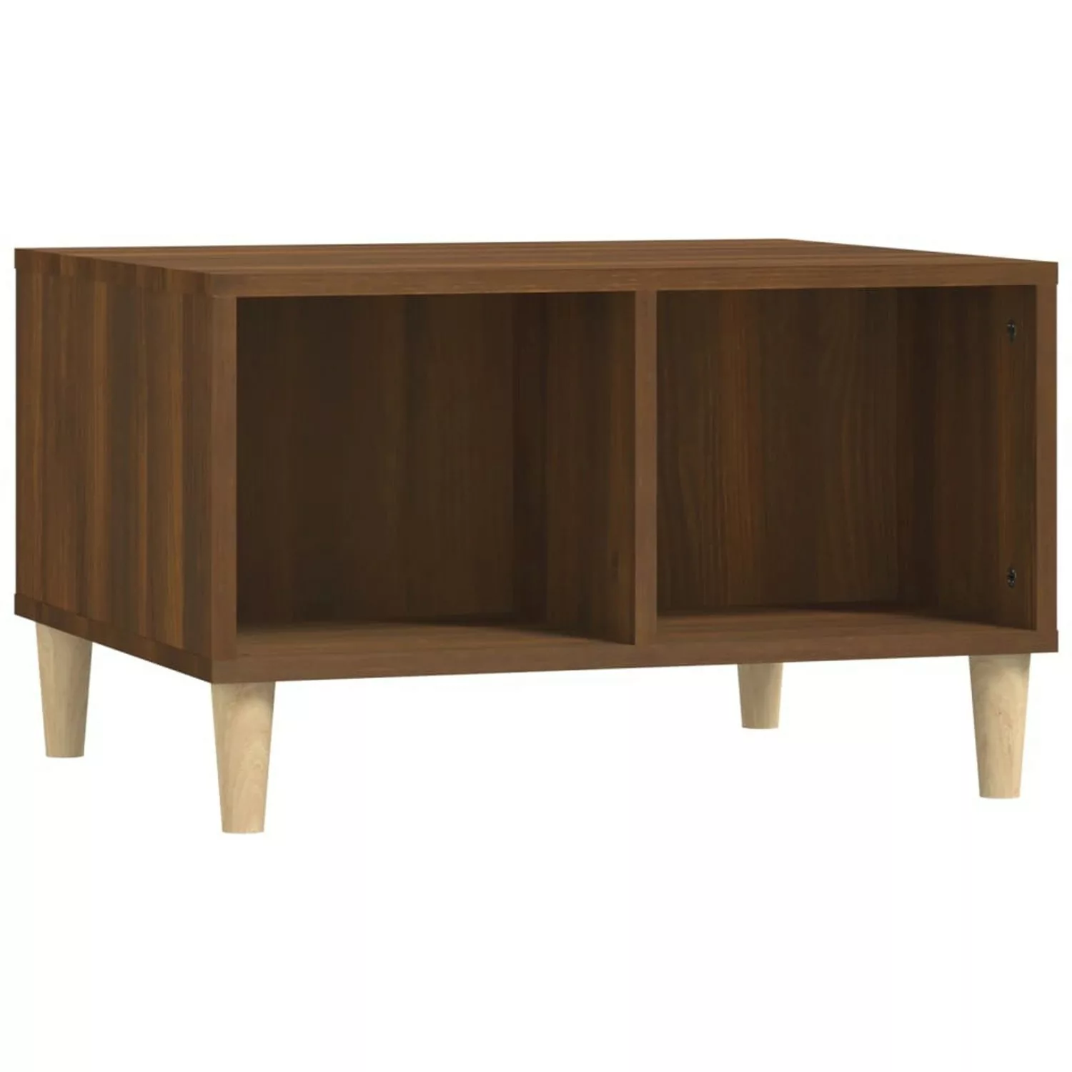 Vidaxl Couchtisch Braun Eichen-optik 60x50x36,5 Cm Holzwerkstoff günstig online kaufen