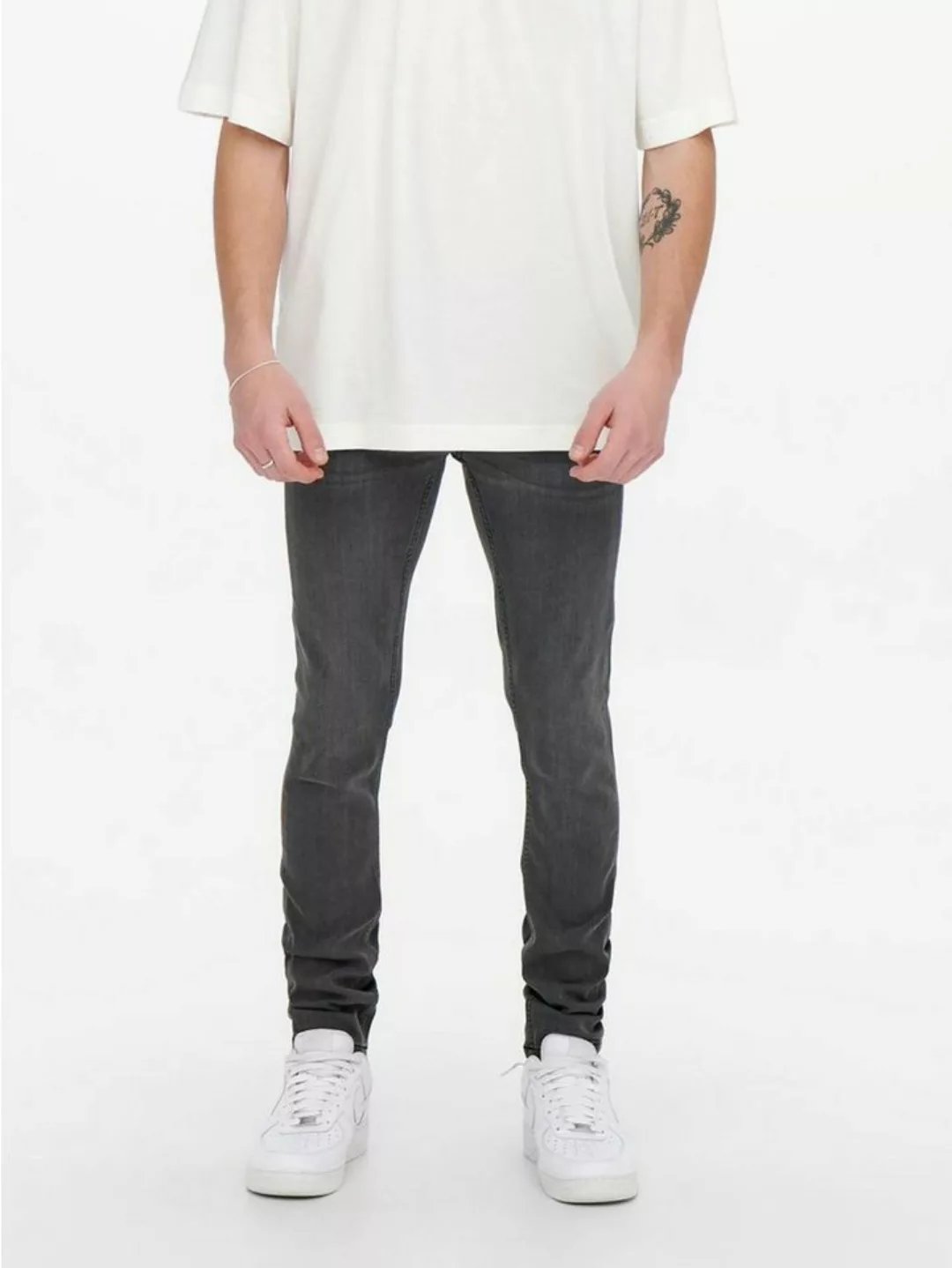 ONLY & SONS Slim-fit-Jeans Skinny Fit Jeans Denim Hose Stretch Pants ONSWAR günstig online kaufen