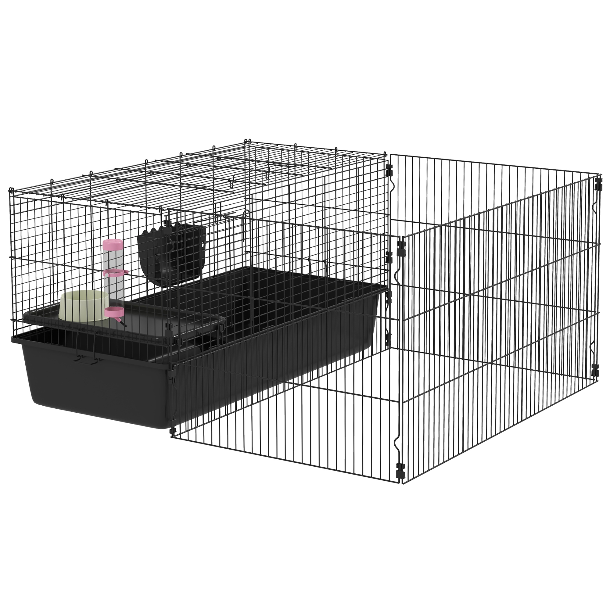 PawHut Kleintierkäfig Kleintierkäfig Nagerkäfig mit Zubehör günstig online kaufen