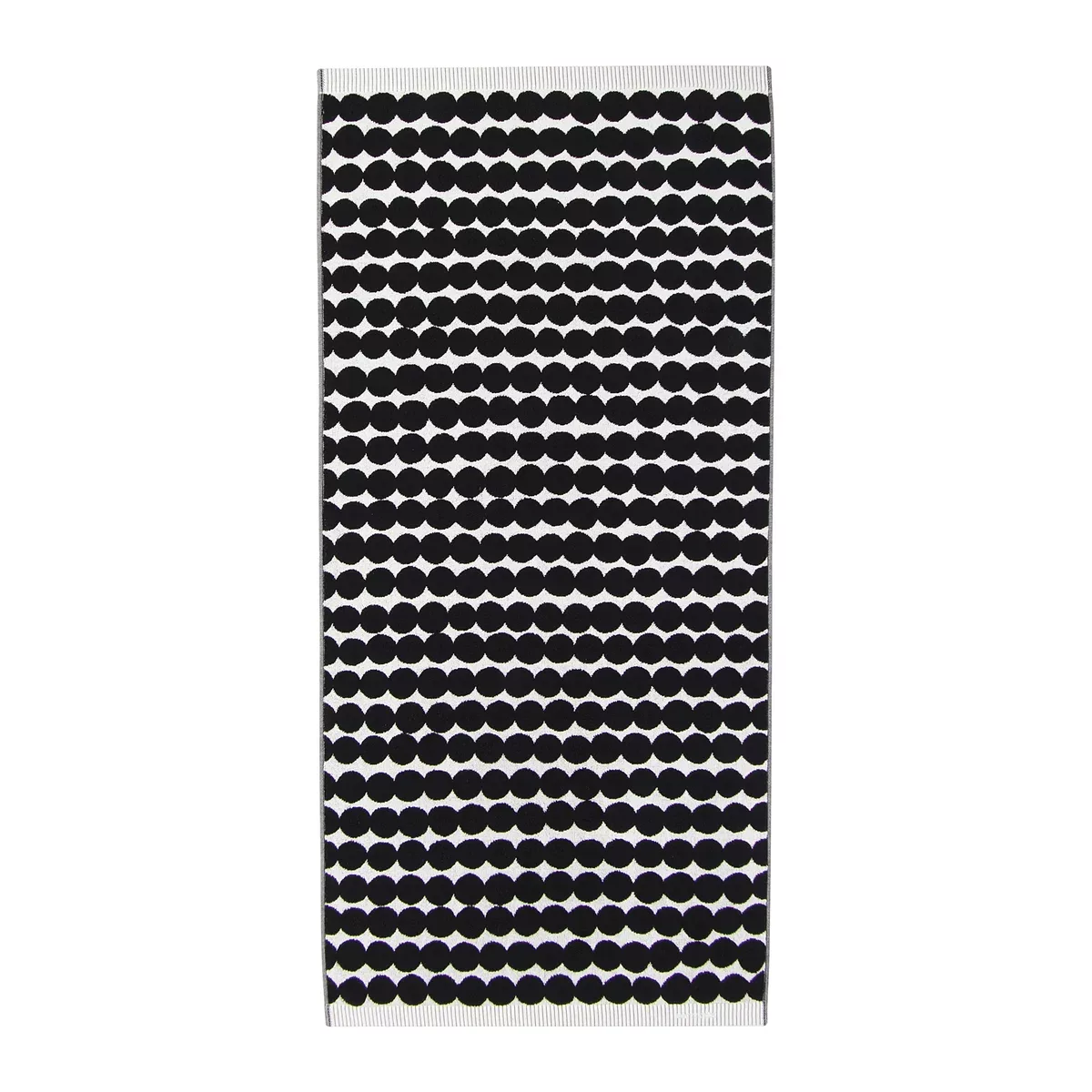 Marimekko - Räsymatto Badehandtuch 75x150cm - weiß, schwarz/LxB 150x70cm/wa günstig online kaufen
