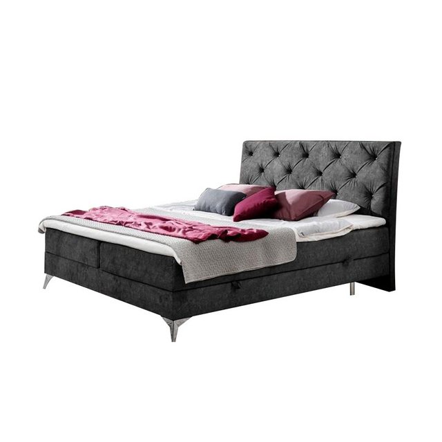 JVmoebel Bett Bett Textil Polster Doppel Design Barock Modern Stil, Made in günstig online kaufen