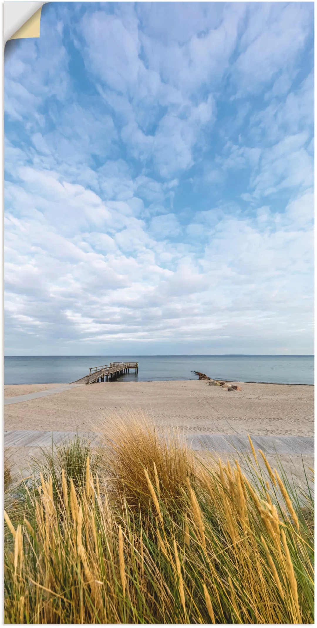 Artland Wandbild »Rettin Strandidylle an der Ostsee«, Gewässer, (1 St.), al günstig online kaufen