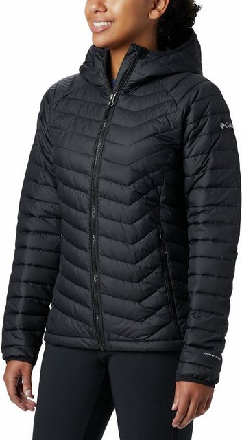 Columbia Funktionsjacke Powder Lite Hooded Jacket Black, Stone günstig online kaufen