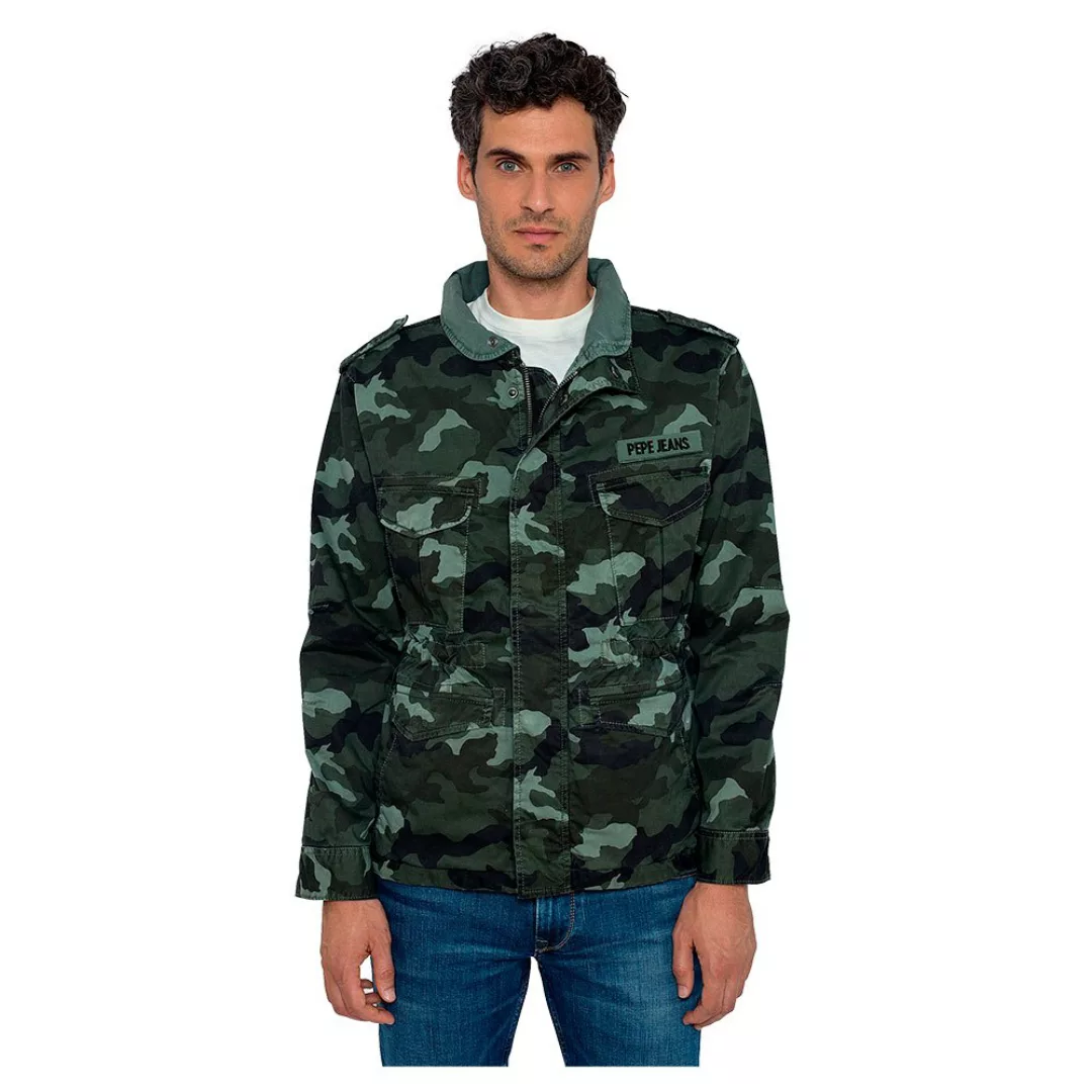 Pepe Jeans Stroude Camo Jacke XL Forest Green günstig online kaufen
