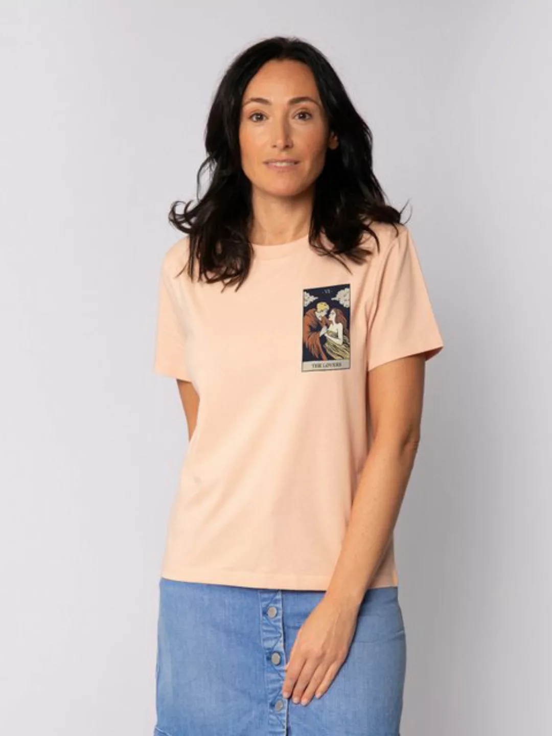 wat? Apparel T-Shirt Tarot The Lovers günstig online kaufen