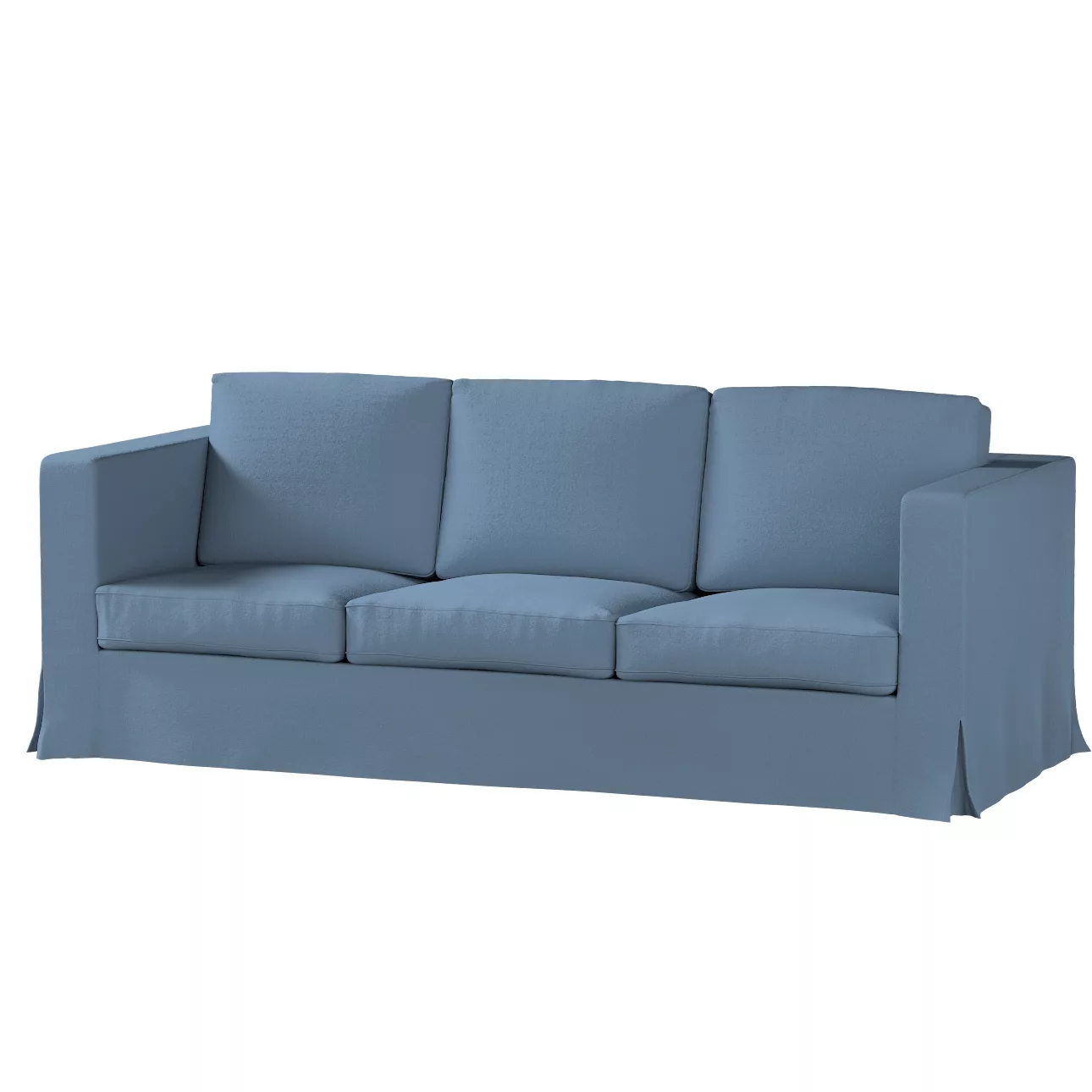 Bezug für Karlanda 3-Sitzer Sofa nicht ausklappbar, lang, blau, Bezug für S günstig online kaufen