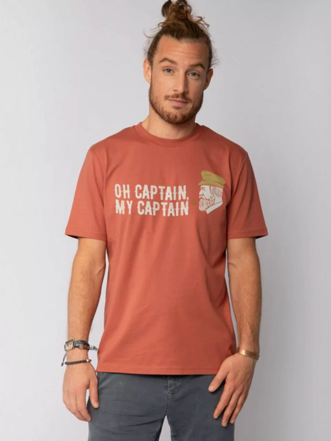 wat? Apparel T-Shirt Oh captain my captain günstig online kaufen