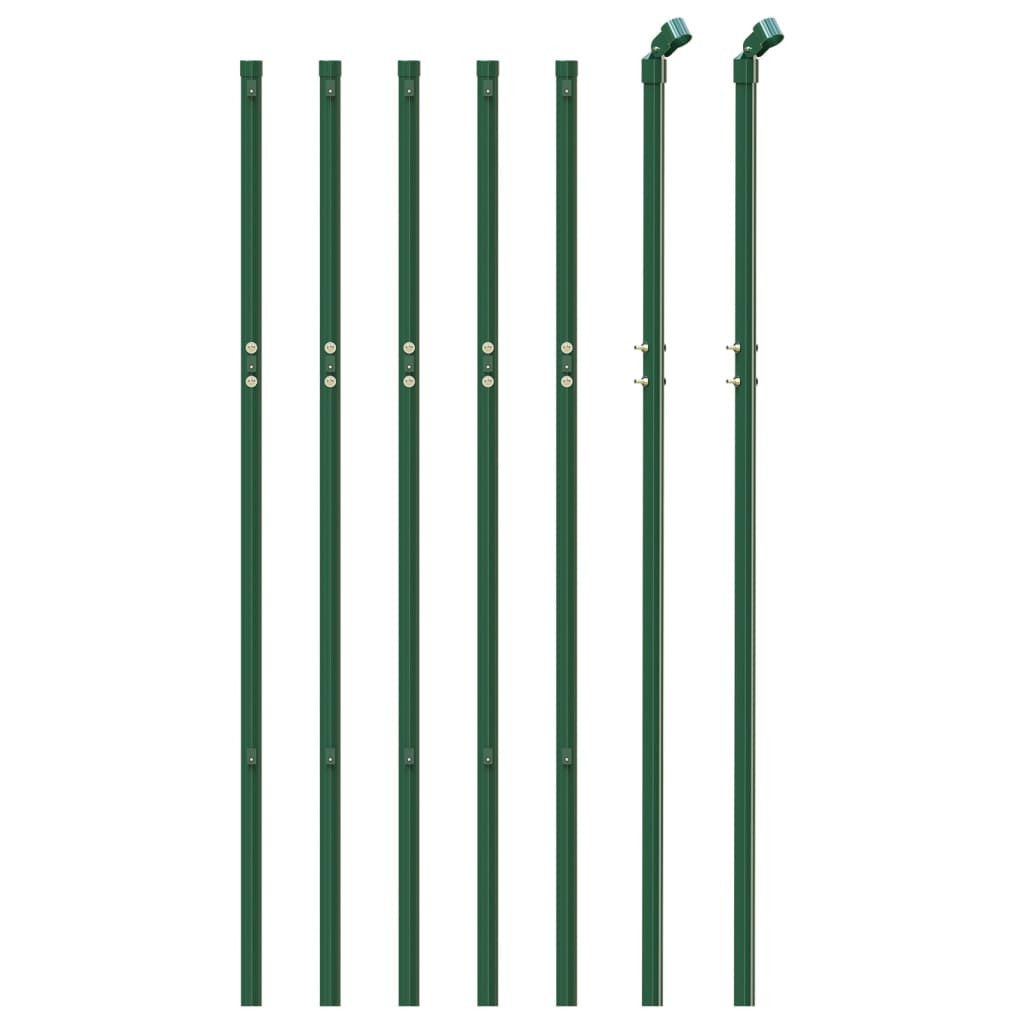 vidaXL Gartenzaun Maschendrahtzaun Grün 1x10 m, günstig online kaufen