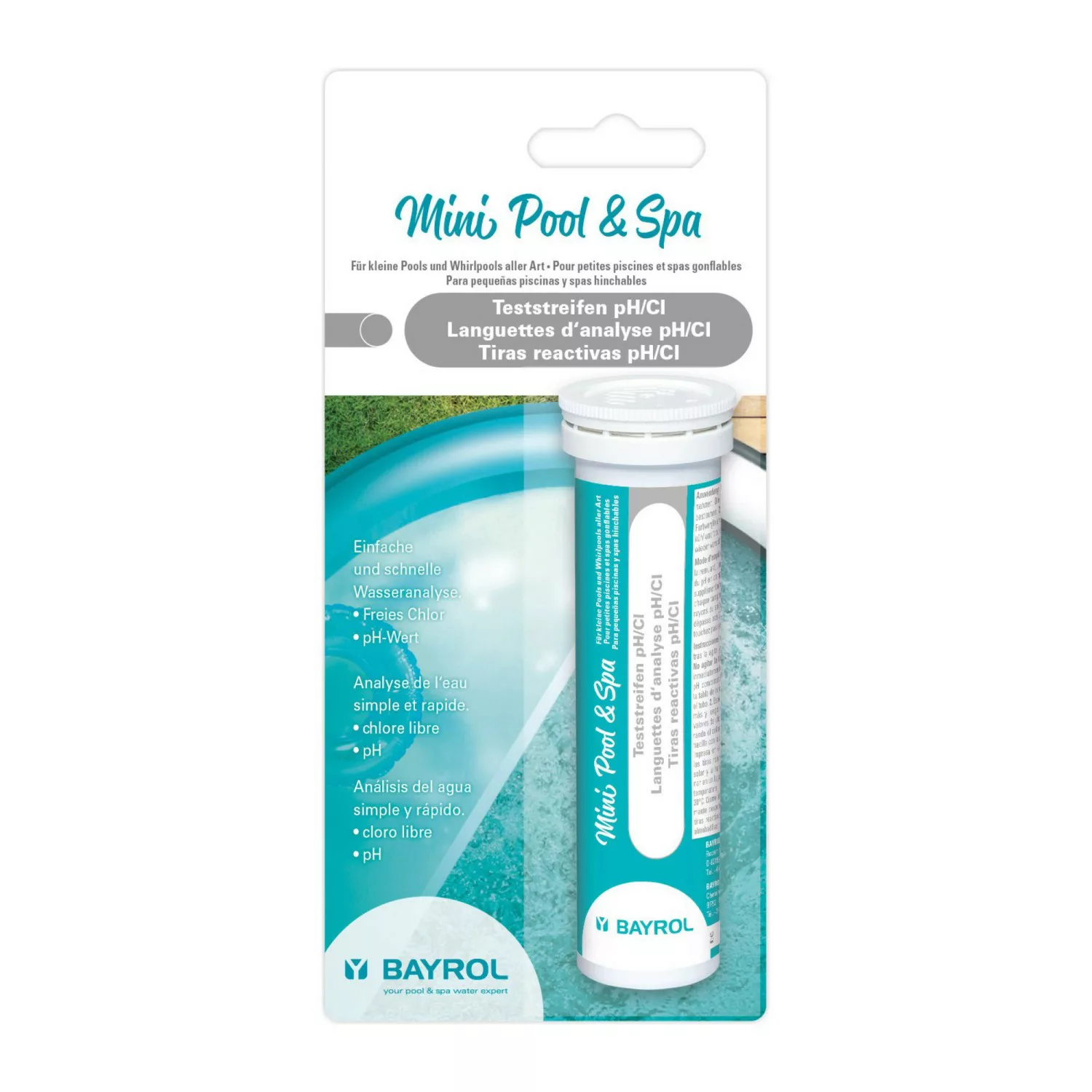 Bayrol Mini Pool & Spa Teststreifen pH/Chlor 25 Stück günstig online kaufen