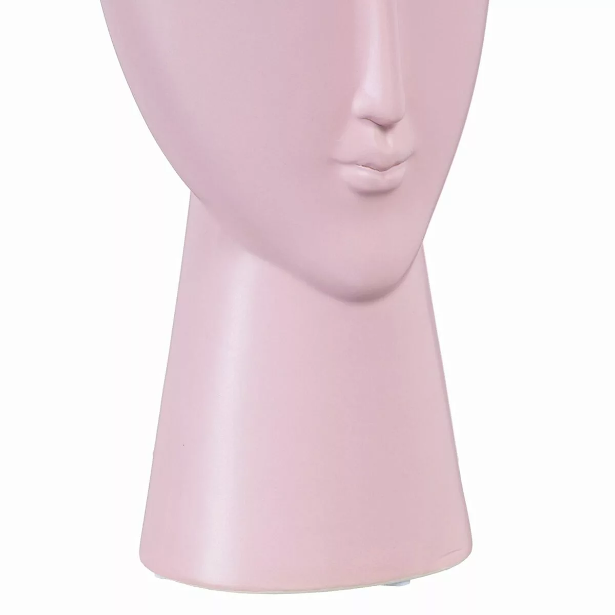 Blumentopf 15 X 8,5 X 19 Cm Gesicht Aus Keramik Violett günstig online kaufen