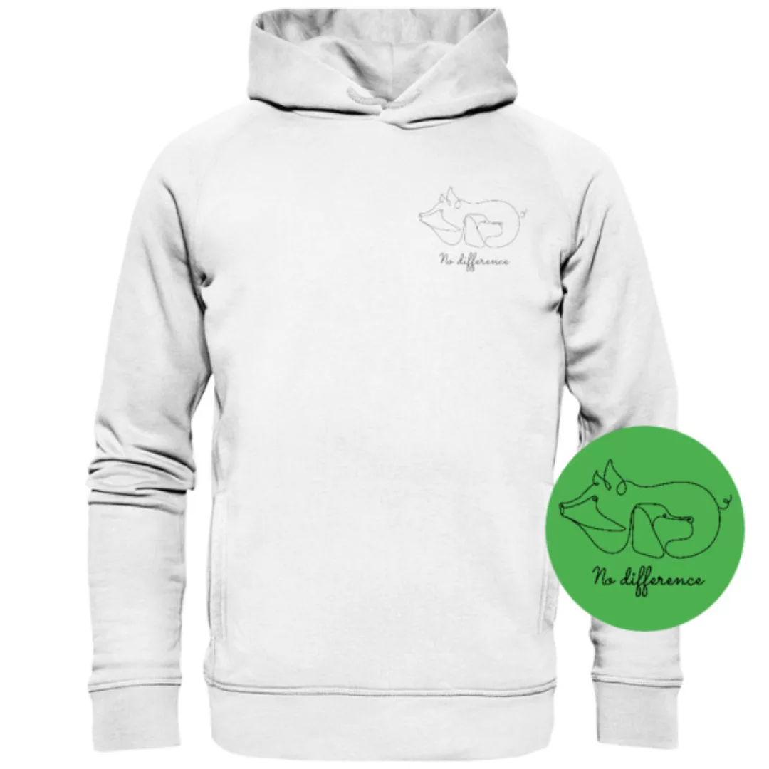 Organic Unisex Hoodie No Difference günstig online kaufen