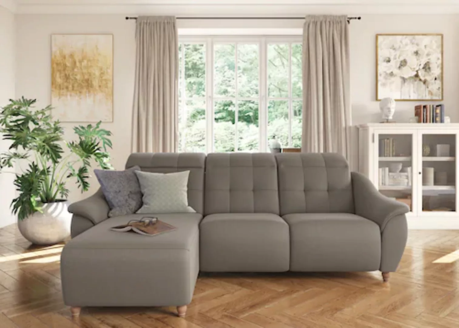 Home affaire Ecksofa "Boston L-Form", (2 St.) günstig online kaufen