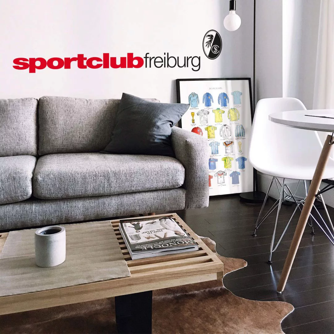 Wall-Art Wandtattoo »Fußball SC Freiburg Sportclub«, (1 St.), selbstklebend günstig online kaufen