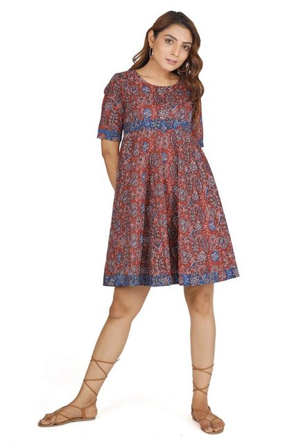 Guru-Shop Midikleid Boho Minikleid, sommerliches Minikleid,.. alternative B günstig online kaufen