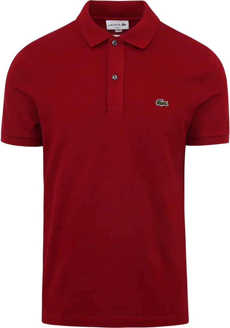 Lacoste Poloshirt Pique Bordeaux - Größe 4XL günstig online kaufen